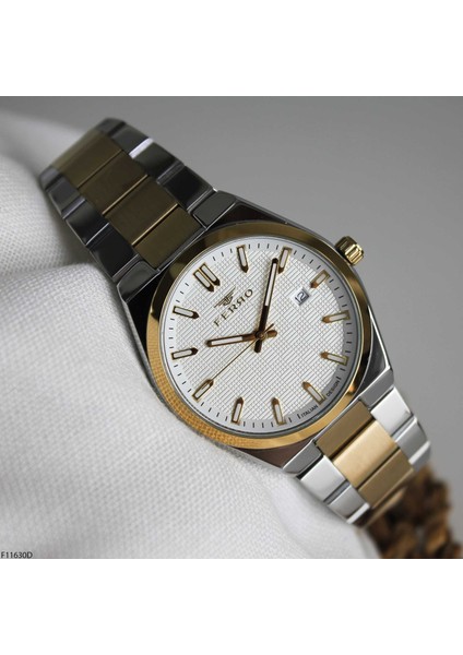 F11630D Çelik Kordonlu Erkek Kol Saati modelleri