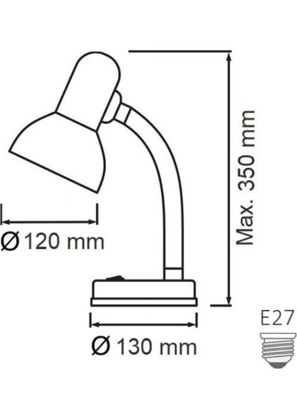 Şık Spiral Masa Lambası, Siyah, Anahtarlı, E27, Modern Tasarım modelleri