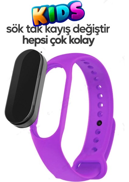 Mor Çocuk Kol Saati, Su Geçirmez, Led, Silikon, Dokunmatik, Süper Kahraman Figürlü indirimleri