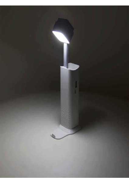 Çok Fonksiyonlu Şarjlı Masa Lambası ve El Feneri, Beyaz, 3 Mod, Oynar Başlıklı fiyatları