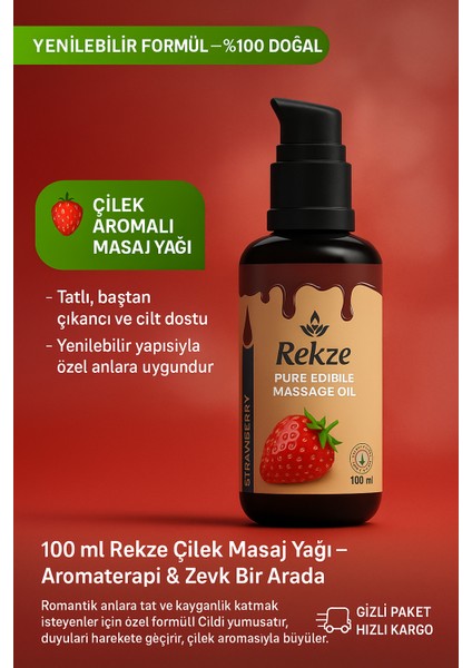 Bitkisel Çilek Kokulu Vücut Yağı 100 ml – Hoş Dokunuş modelleri