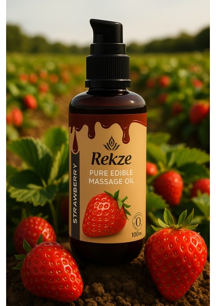 Bitkisel Çilek Kokulu Vücut Yağı 100 ml – Hoş Dokunuş