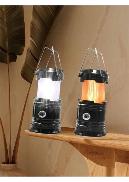 Solar Kamp Lambası ve LED Masa Lambası, Titreşimli Alev Efektiyle Işıklandırma fırsatları