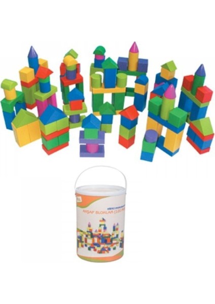 Ahsap Bloklar 120 Parca