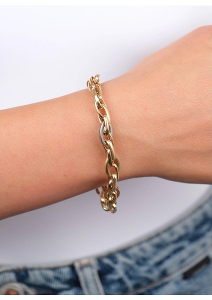 14 Ayar Altın Zincir Bileklik 483 fırsatları