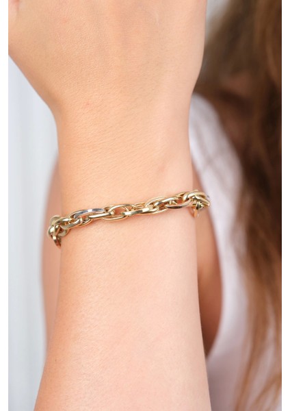 14 Ayar Altın Zincir Bileklik 483 indirimleri