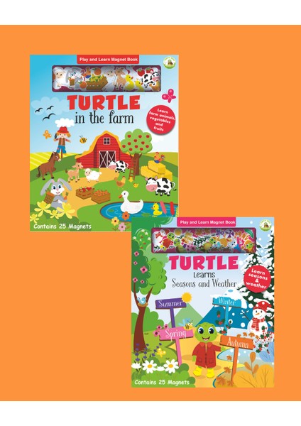 Play And Learn Magnet Book Serisi 2'li (Farm-Seasons&weather