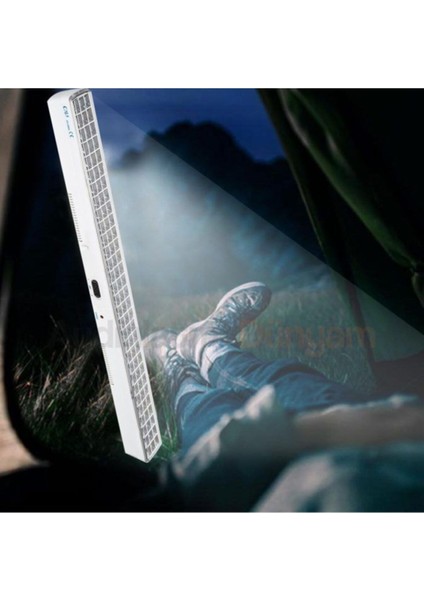 Şarjlı LED Işık Kaynaklı Taşınabilir Işıldak Beyaz CT-9990