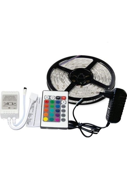 20 Fonksiyonlu Uzaktan Kumandalı Rgb LED Şerit, 5m, Turuncu Işık Keyfi fırsatları