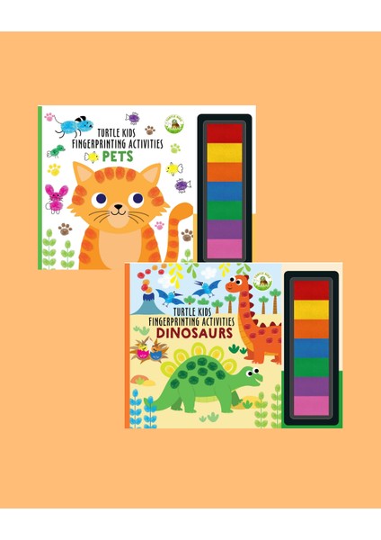 Fingerprint Activities Serisi 2'li ( Pets-Dinosaurs)