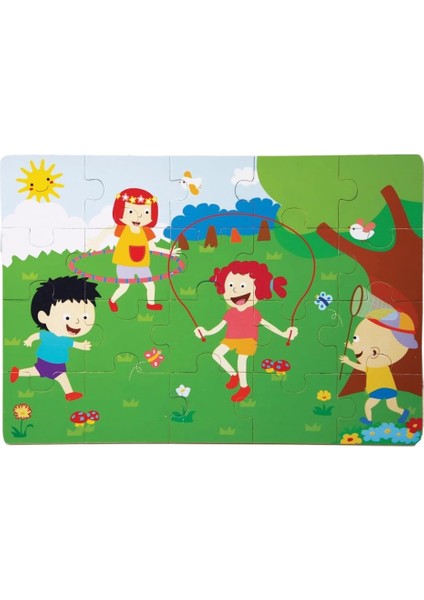 Bfs Nessiworld 1276-CS Chiva, Ilkbahar Ahşap Yer Puzzle