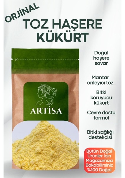 Doğal Toz Kükür T 250 gr Saf & Katkısız Yeni Mahsul