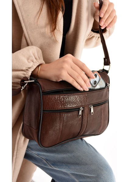 Hakiki Deri Taba Çapraz ve Postacı Çanta, Şık ve Kullanışlı Tasarım fırsatları