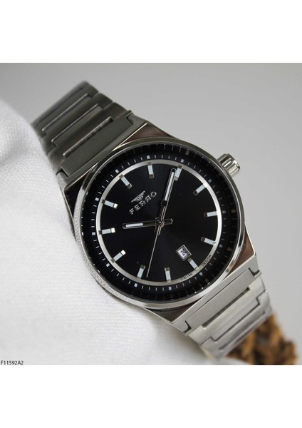 F11592A2 Çelik Kordonlu Erkek Kol Saati modelleri