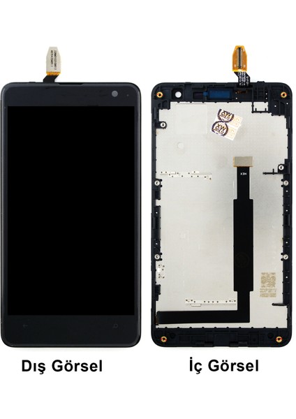 Teknonet Nokia Lumia 625 Uyumlu Aa Kalite Lcd+Dokunmatik+Çıtalı