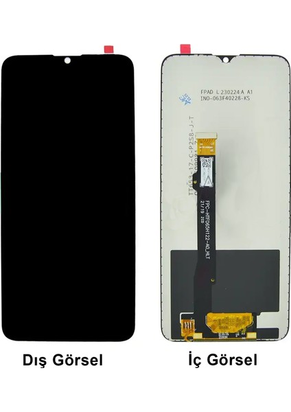 General Mobile GM21 Plus Uyumlu Org Lcd+Dokunmatik (Siyah) NT-94441