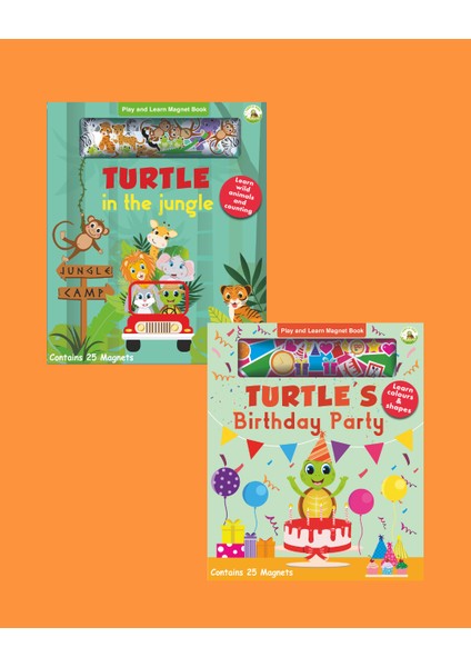Play And Learn Magnet Book Serisi 2'li (Jungle-Birthday Party)