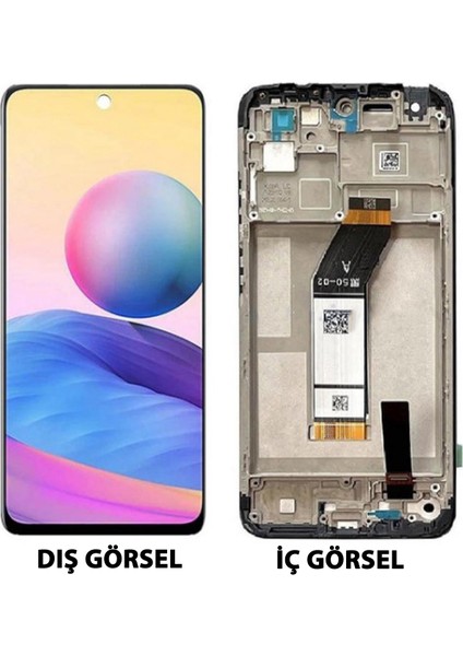 Xiaomi Redmi 10 Uyumlu Org Lcd+Dokunmatik+Çıtalı (Siyah) NT-104009