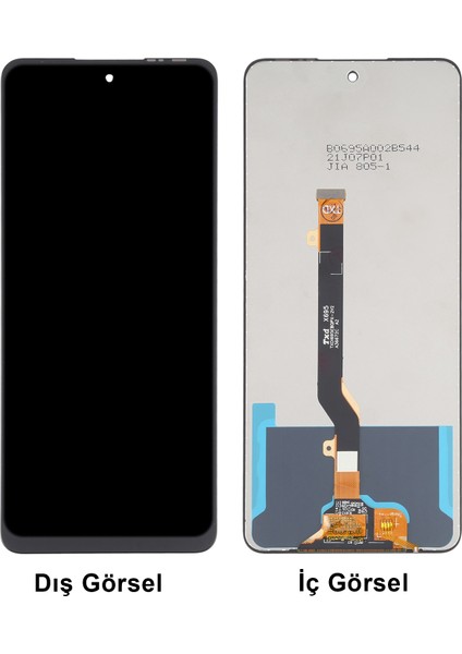 Tecno Camon 18 Uyumlu Org Lcd+Dokunmatik (Siyah) NT-105862