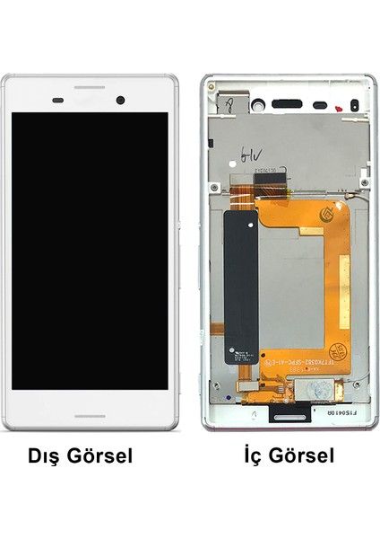 Teknonet Sony Xperia M4 Dual Uyumlu Org Lcd+Dokunmatik+Çıtalı