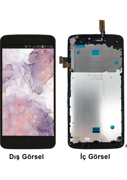 Teknonet General Mobile Discovery 2 Mini Uyumlu Org Lcd+Dokunmatik