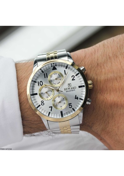 RWA147234 Çelik Kordonlu Erkek Kol Saati