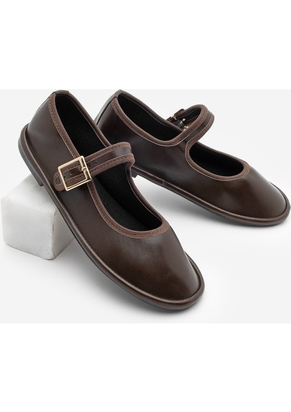 Kadın Bantlı Babet Lunari Kahve