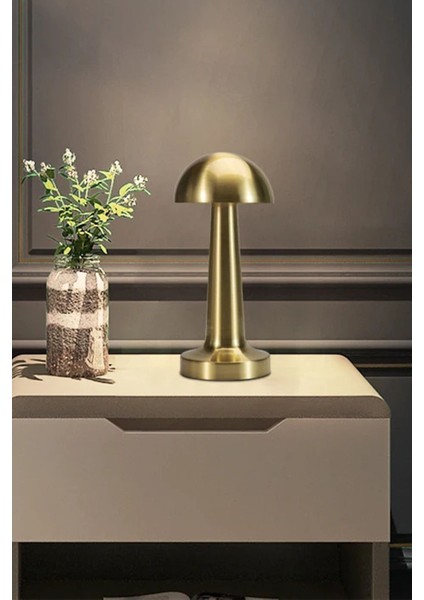 Şarjlı Dokunmatik Mantar Başlı Masa Lambası, Şık ve Kullanışlı Gece Işığı fiyatları