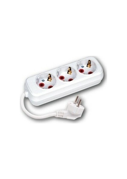 3'LÜ TOPRAKLI GRUP PRİZ ( 3 MT )