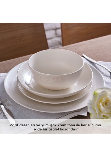 Forever Bone Artiste 53 Parça 12 Kişilik Yemek Takımı