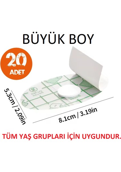20 Adet Su Geçirmez Yapışkanlı Kulak Koruyucu Tek Kullanımlık Kulak Koruyucu Bant Yüzme Duş Kuaför