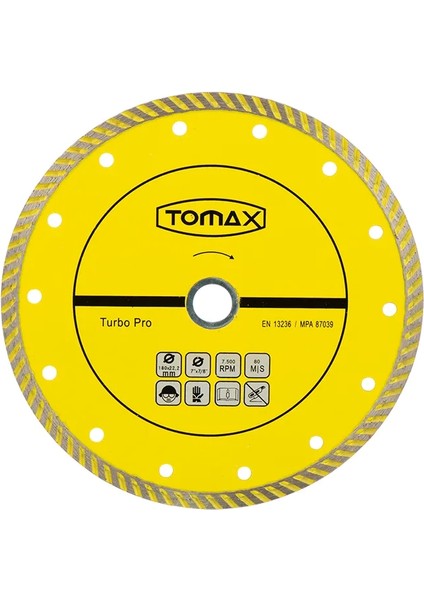 Turbo Elmas Mermer Granit Kesici 230X2,4X22