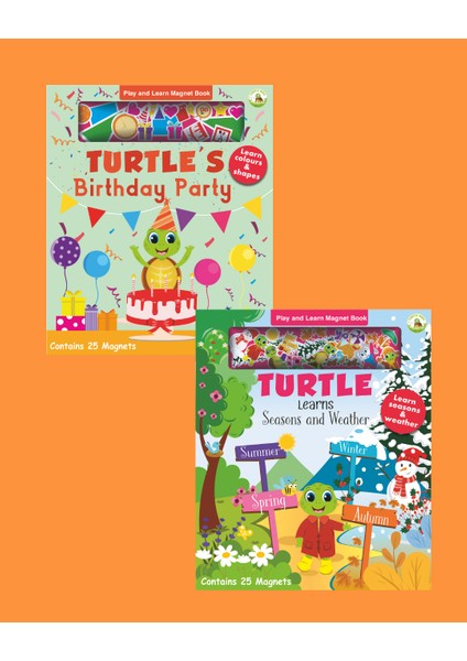 Play And Learn Magnet Book Serisi 2'li (Birthday Party - Seasons&weather)