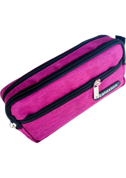 3 Bölümlü Keten Kalemlik 1 Adet