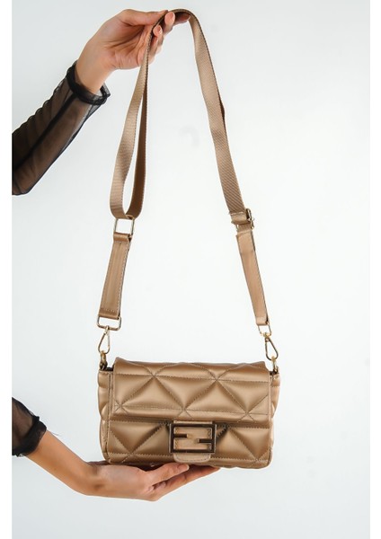 Şık Saten Kapitone Kadın Çanta, Zarif ve Hafif Tasarım, Günlük Kullanım Için Mükemmel