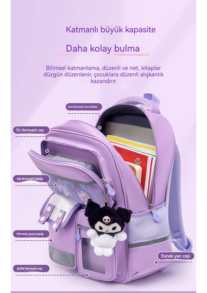 Kulomi Büyük Kapasiteli Ilkokul Sırt Çantası (Yurt Dışından) fiyatları