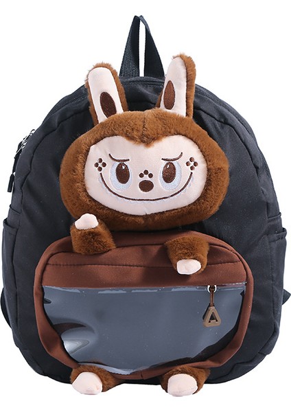 Labu Labu Peluş Sırt Çantası Büyük Kapasite Çift Omuzlu Sırt Çantası (Yurt Dışından)