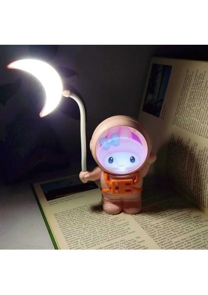 Sevimli Karikatür Göz Korumalı Çok Renkli USB Gece Lambası