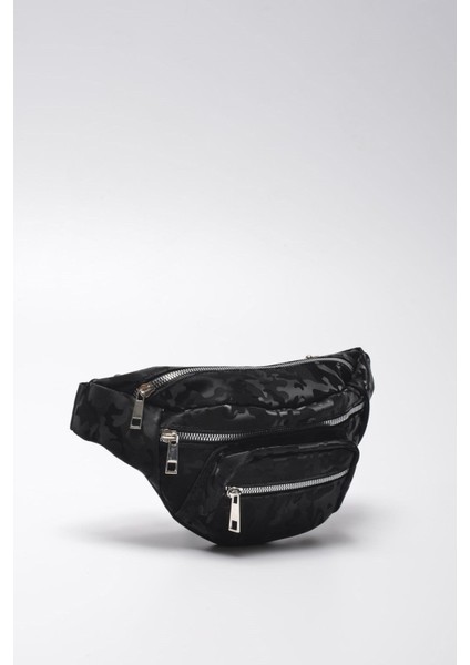 Şık ve Kullanışlı Siyah Bel Çantası, Hafif ve Rahat Tasarım