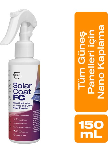 Solarcoat Fc Tüm Güneş Panelleri Için Koruyucu Nano KAPLAMA-150ML