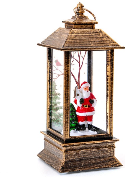 Noel Süsleri Küçük Yağ Lambası Iç Rüzgar Lambası Noel Küçük Rüzgar Lambası Gece Lambası Taşınabilir LED K Lamba (Yurt Dışından)