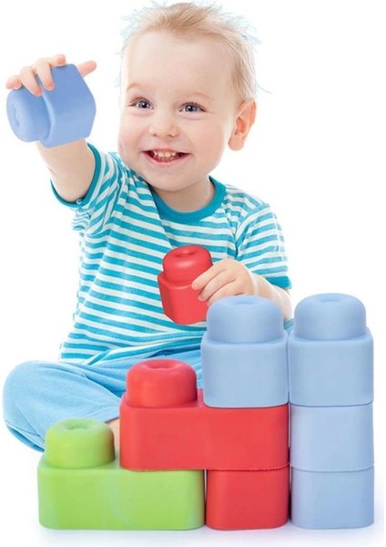 Bfs 04005 Yumuşak Big Bloklar 12 Parça -Dede modelleri