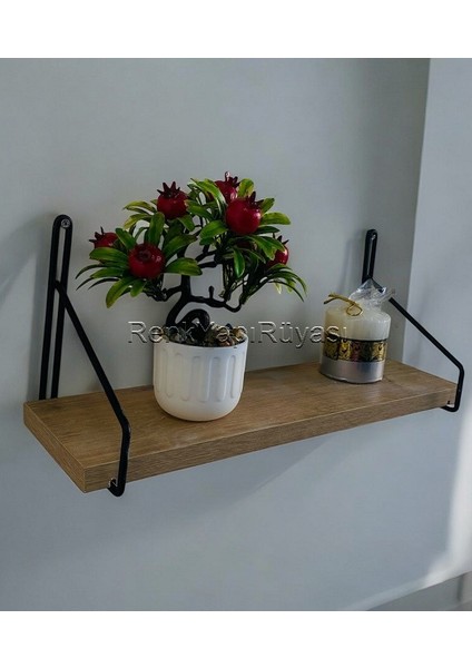 Ev Dekorasyon Rafı, Şık Duvar Rafı, Tekli Duvar Rafı, Modern Mutfak ve Bayo Rafı