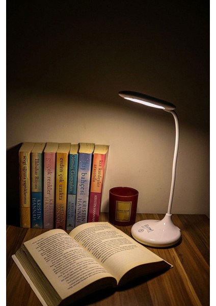Şarjlı 26 LED Dokunmatik Günışığı ve Beyaz Masa Lambası, Gece Kullanımı Için Ideal fiyatları