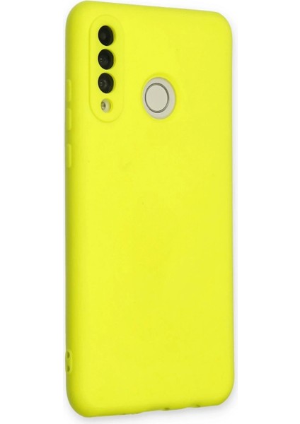 Huawei P30 Lite Kılıf Nano Içi Kadife Silikon - Sarı fiyatları