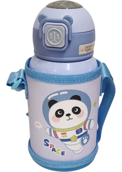 -Taros Cute Mavi Animals Çelik Matara 500 ml