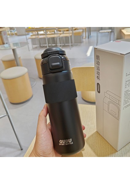 Yalıtım Kabı Büyük Kapasiteli Spor Vakumlu Su Kabı Açık Hava Bisiklet Pipeti Doğrudan Içme Çift Kullanımlı Daklar (Yurt Dışından)