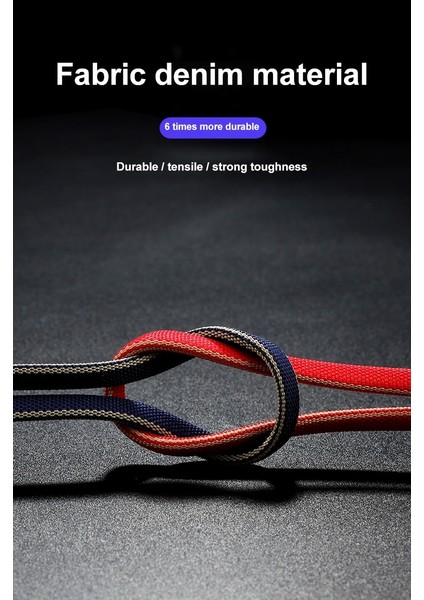Metal Başlıklı Örgülü 1 M 3A Lightning Data & Hızlı Şarj Kablosu