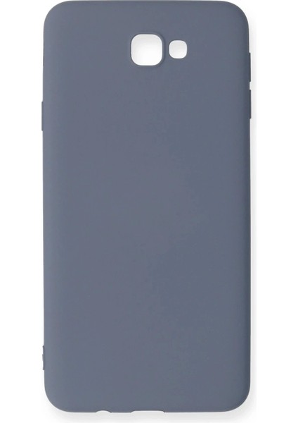 Samsung Galaxy J7 Prime Kılıf Nano Içi Kadife Silikon - Gri