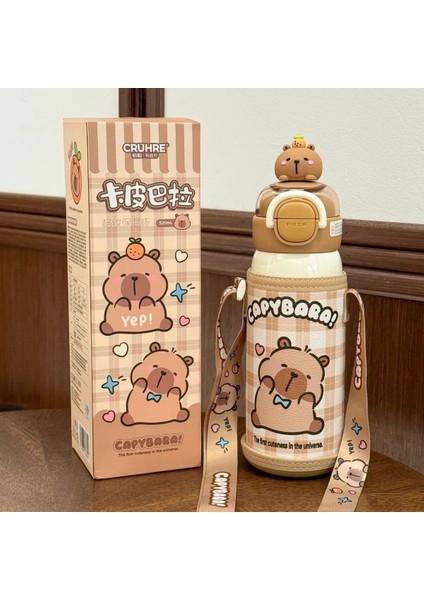 Yalıtım Kabı Karikatür Öğrenci Hediye Kabı Vakumlu Su Kabı (Yurt Dışından)